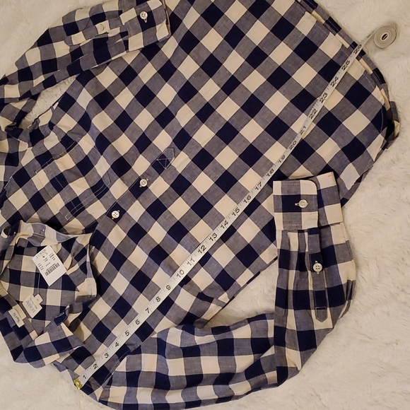 NWT J. Crew perfect fit plaid button down shirt - Picture 5 of 8